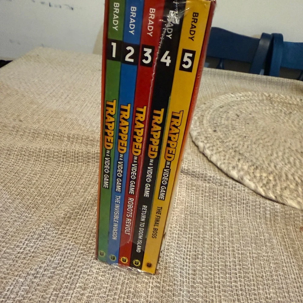 Trapped in a Video Game: The Complete Series by Dustin Brady - Orange Cover